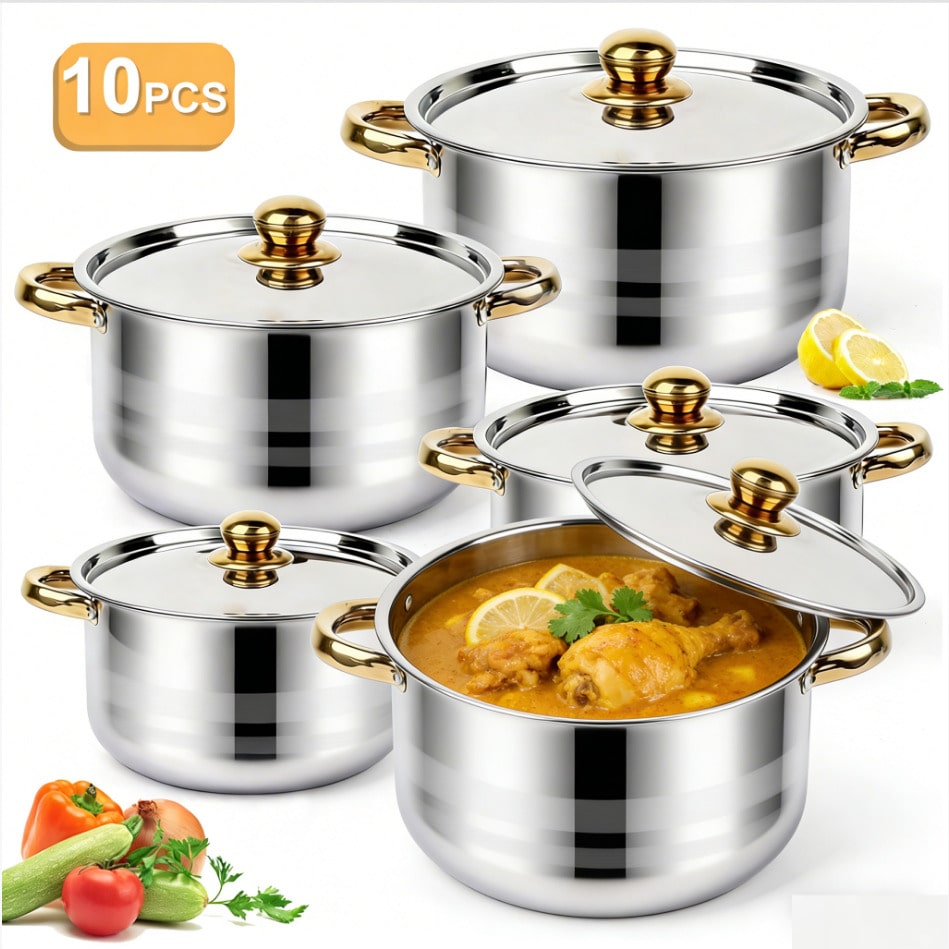 Paslanmaz Çelik Tencere Seti M - Home Cooking Cookbook incelemesi ve fiyatı